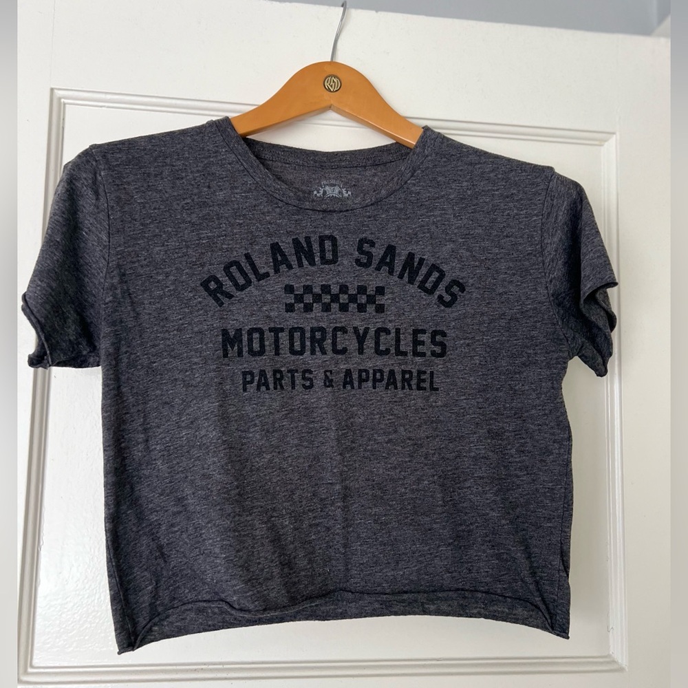 Rsd cropped motorcycle tee size small